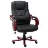 VidaXL Massagekantoorstoel Echt Leer Zwart -ZitMeester ComfortDesign 1000060904