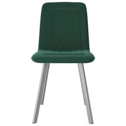 VidaXL Eetkamerstoelen 2 St Fluweel Groen -ZitMeester ComfortDesign 1000062409 0102