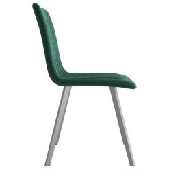 VidaXL Eetkamerstoelen 2 St Fluweel Groen -ZitMeester ComfortDesign 1000062409 0103