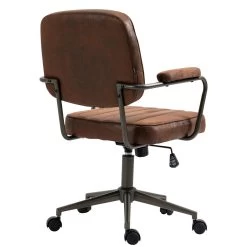 Clp Bureaustoel Natrona Kunstleder Bruin 9 Clp Bureaustoel Natrona Kunstleder Bruin -ZitMeester ComfortDesign 1000062574 0103