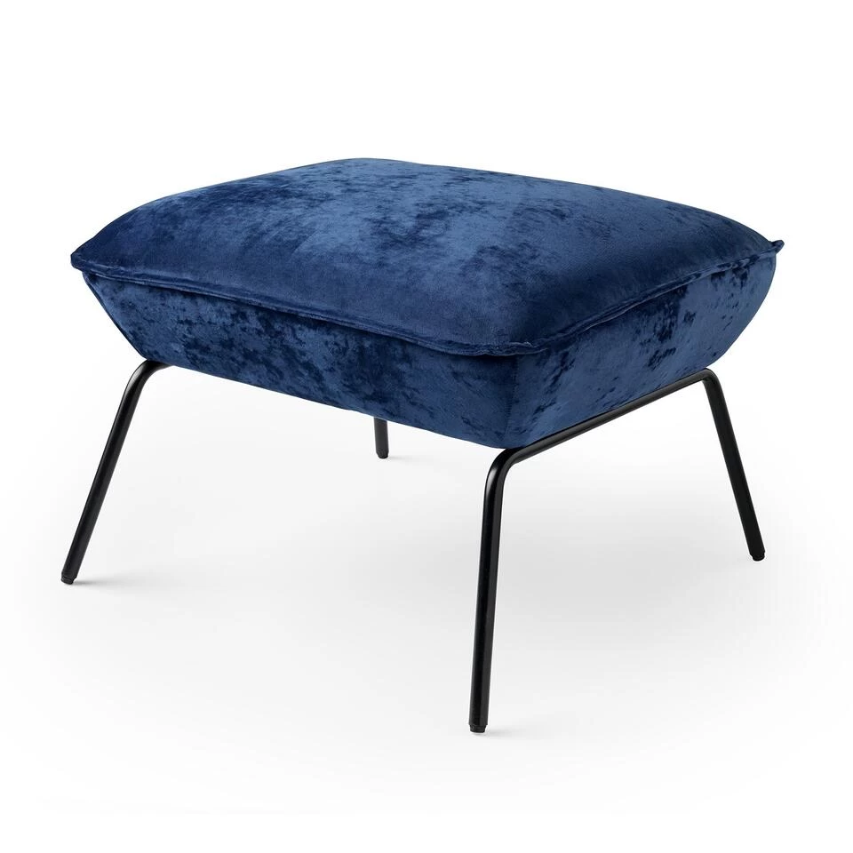 SCOTT - Voetenbankje - Velvet Poef - 57x54x40 Cm - Ideale Bijzet Poef - Insignia 3 SCOTT - Voetenbankje - Velvet Poef - 57x54x40 Cm - Ideale Bijzet Poef - Insignia