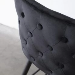 Giga Meubel Barstoel Velvet Zwart - Metaal - 50x57x101cm - Amber 8 Giga Meubel Barstoel Velvet Zwart - Metaal - 50x57x101cm - Amber -ZitMeester ComfortDesign 1000065944 0102