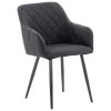 CLP Eetkamerstoel Shila Stof Zwart -ZitMeester ComfortDesign 1000068160