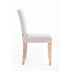 CLP Eetkamerstoel Ina Natura Frame Kunstleder Crème -ZitMeester ComfortDesign 1000068167 0102