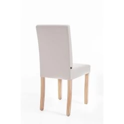 CLP Eetkamerstoel Ina Natura Frame Kunstleder Crème -ZitMeester ComfortDesign 1000068167 0103