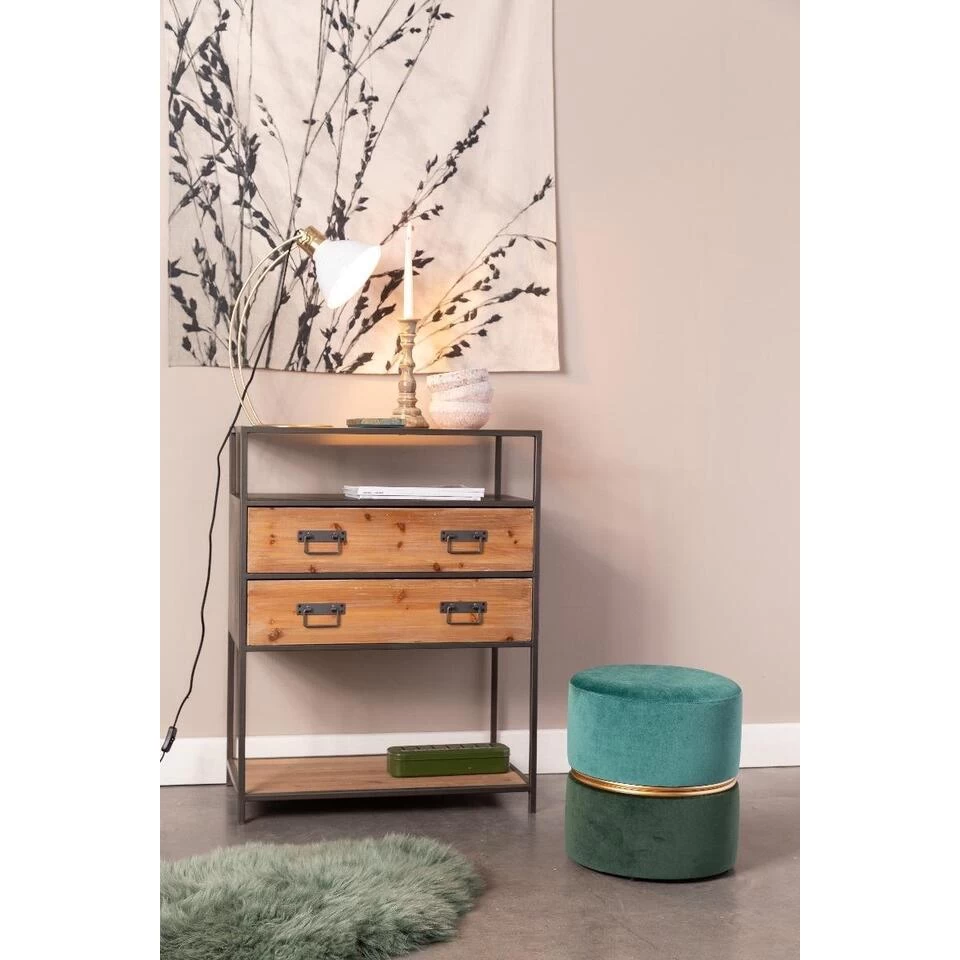 Parya Home Bubble Poef - Groen - Velvet 4 Parya Home Bubble Poef - Groen - Velvet - Image 2