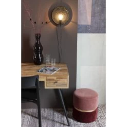 Parya Home Bubble Poef - Roze - Velvet -ZitMeester ComfortDesign 1000068287 0102