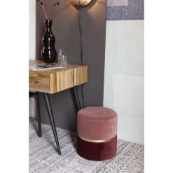 Parya Home Bubble Poef - Roze - Velvet -ZitMeester ComfortDesign 1000068287 0103