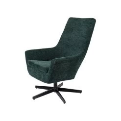 Giga Meubel Fauteuil Ribstof Groen - 79x76x98cm - Stoel Bruno -ZitMeester ComfortDesign 1000068561 0102