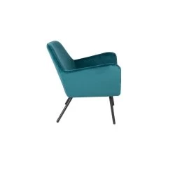 Giga Meubel Fauteuil Velvet Blauw - Zithoogte 42cm - Stoel Bon -ZitMeester ComfortDesign 1000068562 0102