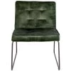 Giga Meubel Fauteuil Stof Groen - 69x55,5x75cm - Stoel Clark -ZitMeester ComfortDesign 1000068567