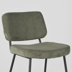 LABEL51 Barkruk Noah - Groen - Ribcord -ZitMeester ComfortDesign 1000068957 0104