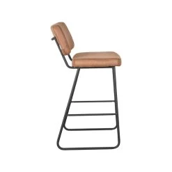 LABEL51 - Barkruk Noah - Cognac - 47x60x105 Cm 7 LABEL51 - Barkruk Noah - Cognac - 47x60x105 Cm -ZitMeester ComfortDesign 1000068959 0102