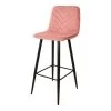 DS4U® Gaby Barkruk Velvet - Stof - Roze -ZitMeester ComfortDesign 1000069078
