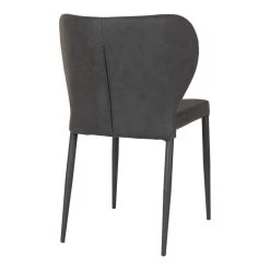 Giga Meubel Eetkamerstoel PU-Leer Grijs - Zithoogte 48cm - Stoel Pisa -ZitMeester ComfortDesign 1000069322 0103