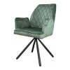 DS4U® Lucio Armstoel Velours - Stof - Groen -ZitMeester ComfortDesign 1000069488
