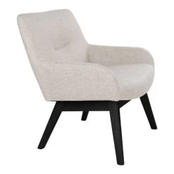 Giga Meubel Loungestoel Stof Zand/Zwart - Zithoogte 40cm 8 Giga Meubel Loungestoel Stof Zand/Zwart - Zithoogte 40cm -ZitMeester ComfortDesign 1000069905 0102