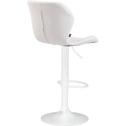 CLP Barkruk Cork Wit Frame Kunstleder Wit -ZitMeester ComfortDesign 1000071000 0103