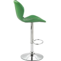 CLP Barkruk Cork Chroom Frame Kunstleder Groen -ZitMeester ComfortDesign 1000071057 0102