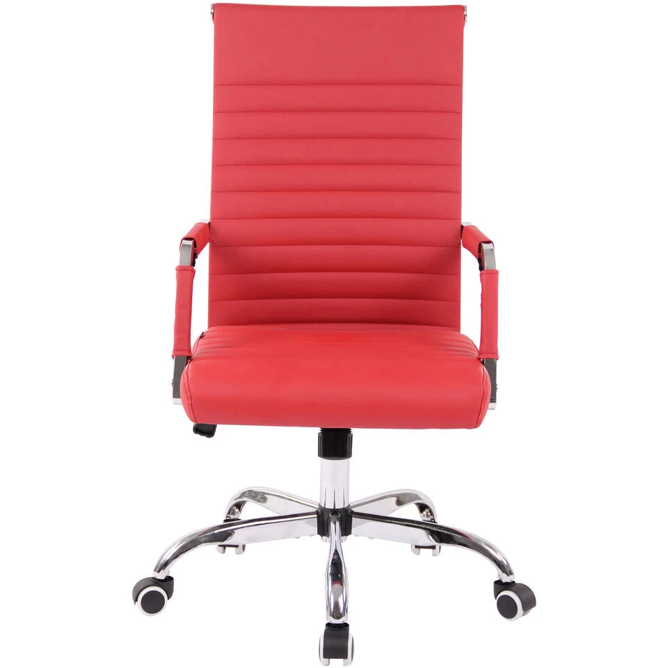 Clp Bureaustoel Amadora Kunstleer Rood 4 Clp Bureaustoel Amadora Kunstleer Rood - Image 2