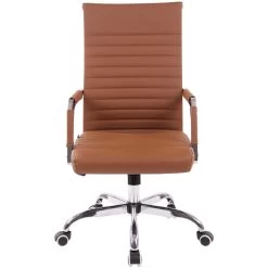 Clp Bureaustoel Amadora Kunstleer Lichtbruin 7 Clp Bureaustoel Amadora Kunstleer Lichtbruin -ZitMeester ComfortDesign 1000071083 0101