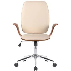 Clp Bureaustoel Burbank Kunstleer Crème 7 Clp Bureaustoel Burbank Kunstleer Crème -ZitMeester ComfortDesign 1000071087 0101