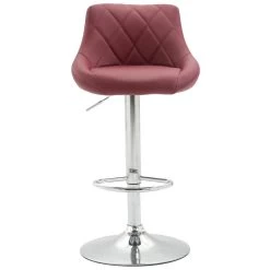 CLP Set Van 2 Barkrukken Lazio Kunstleder Bordeaux Rood 6 CLP Set Van 2 Barkrukken Lazio Kunstleder Bordeaux Rood -ZitMeester ComfortDesign 1000071169 0101