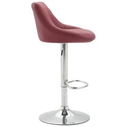 CLP Set Van 2 Barkrukken Lazio Kunstleder Bordeaux Rood 7 CLP Set Van 2 Barkrukken Lazio Kunstleder Bordeaux Rood -ZitMeester ComfortDesign 1000071169 0102