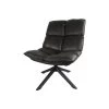 Giga Meubel Fauteuil Donkergrijs - Pu-Leer - Draaibaar - Fauteuil Victor -ZitMeester ComfortDesign 1000072077