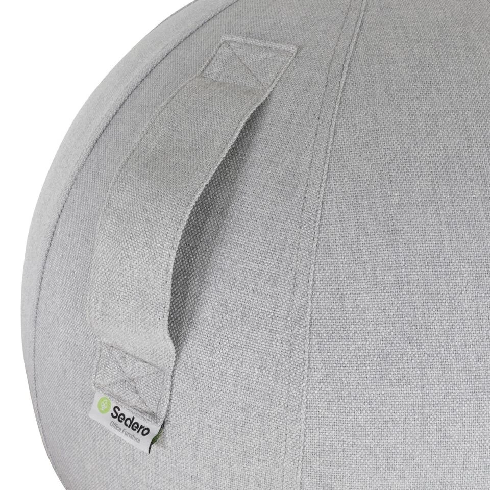 Ergonomische Zitbal - 55 Cm - Lichtgrijs 5 Ergonomische Zitbal - 55 Cm - Lichtgrijs - Image 3