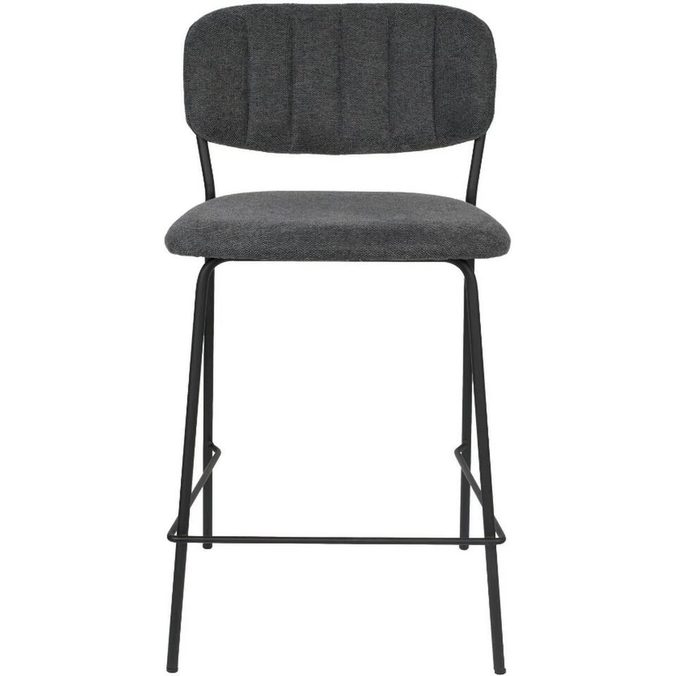 Puur Viken Barstoel 65cm - Stof - Grijs 5 Puur Viken Barstoel 65cm - Stof - Grijs - Image 3