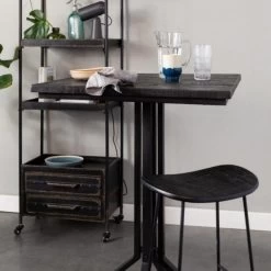 Giga Meubel Barkruk Zwart Teakhout & Metaal - Zithoogte 65cm - Kruk Tangle 7 Giga Meubel Barkruk Zwart Teakhout & Metaal - Zithoogte 65cm - Kruk Tangle -ZitMeester ComfortDesign 1000074306 0101