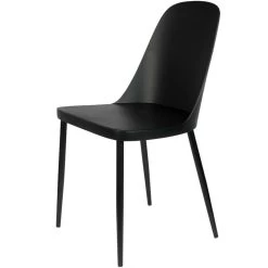 Puur Gimo Eetkamerstoel - Kunststof - Zwart 7 Puur Gimo Eetkamerstoel - Kunststof - Zwart -ZitMeester ComfortDesign 1000074369 0101