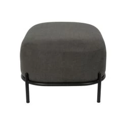 Puur Kalve Hocker - Rechthoek - Stof - Grijs -ZitMeester ComfortDesign 1000074417 0103