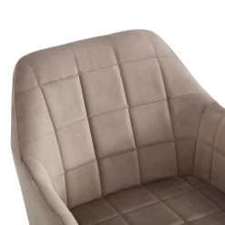 Eetkamerstoel Praia Velvet Kiezelgrijs -ZitMeester ComfortDesign 1000074720 0103