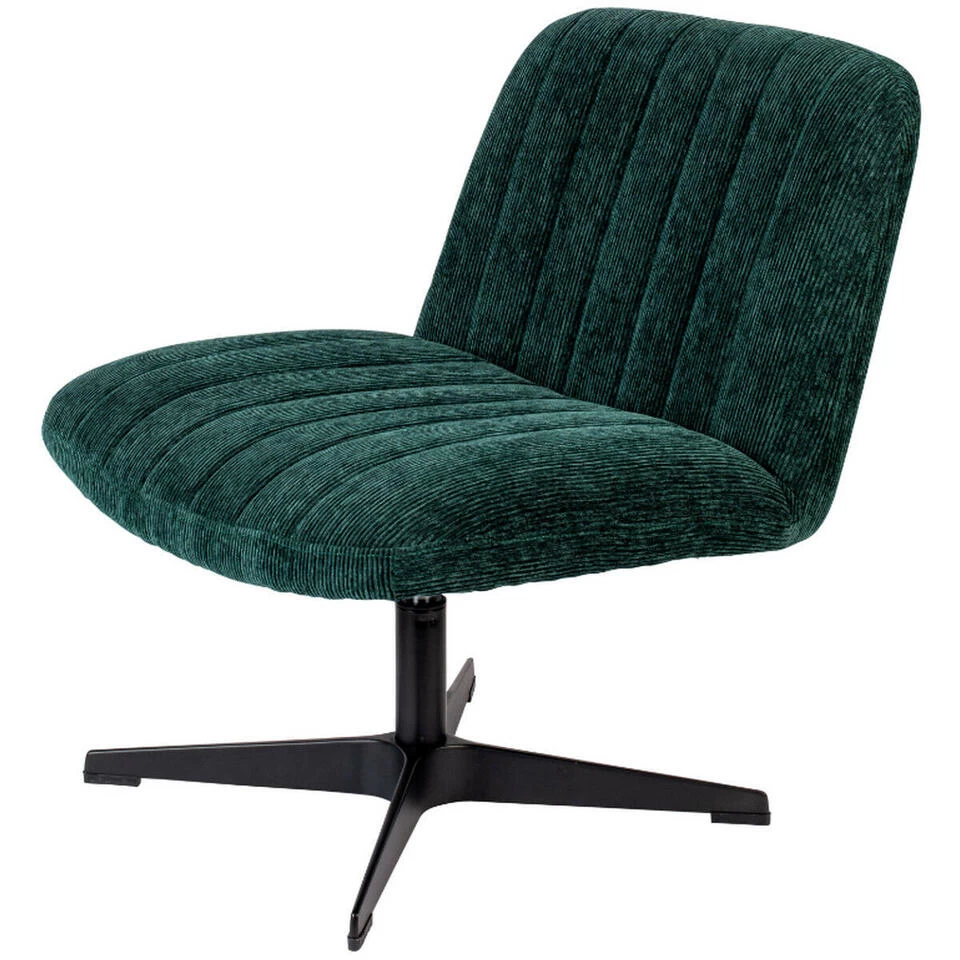 Puur Höfn Fauteuil Ribstof - Stof - Groen 3 Puur Höfn Fauteuil Ribstof - Stof - Groen
