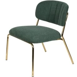 Puur Viken Fauteuil Donkergroen/goud - Stof - Groen -ZitMeester ComfortDesign 1000074943 0101