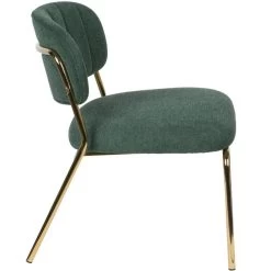 Puur Viken Fauteuil Donkergroen/goud - Stof - Groen -ZitMeester ComfortDesign 1000074943 0103