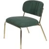 Puur Viken Fauteuil Donkergroen/goud - Stof - Groen -ZitMeester ComfortDesign 1000074943