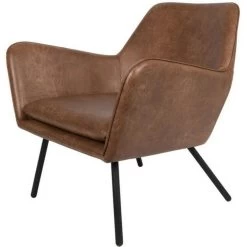 Puur Berg Fauteuil PU-leer - Lederlook - Bruin -ZitMeester ComfortDesign 1000074947 0101