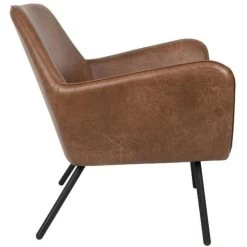 Puur Berg Fauteuil PU-leer - Lederlook - Bruin -ZitMeester ComfortDesign 1000074947 0103