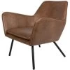 Puur Berg Fauteuil PU-leer - Lederlook - Bruin -ZitMeester ComfortDesign 1000074947