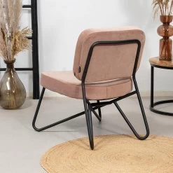 Velvet Fauteuil Jasmijn Roze - Stof - Roze -ZitMeester ComfortDesign 1000074960 0102