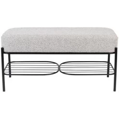Puur Mandal Bankje 90cm - Stof - Grijs 8 Puur Mandal Bankje 90cm - Stof - Grijs -ZitMeester ComfortDesign 1000076847 0102