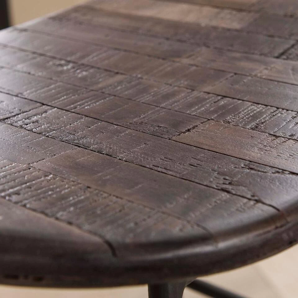 Taeke Barstoel Teakhout - Hout - Bruin 5 Taeke Barstoel Teakhout - Hout - Bruin - Image 3