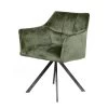 Ramon Eetkamerstoel Velvet - Stof - Groen -ZitMeester ComfortDesign 1000076879