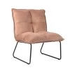Velvet Fauteuil Maud Roze - Stof - Roze -ZitMeester ComfortDesign 1000079003