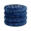 Beliani Poef BREWTON - Blauw Fluweel 1 Beliani Poef BREWTON - Blauw Fluweel -ZitMeester ComfortDesign 1000080239