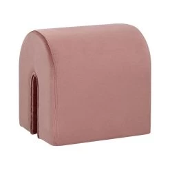 Beliani Poef MODOC - Roze Fluweel