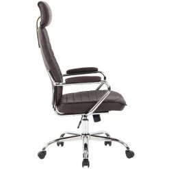 CLP Bureaustoel Rako Leder Bruin 8 CLP Bureaustoel Rako Leder Bruin -ZitMeester ComfortDesign 1000080751 0102